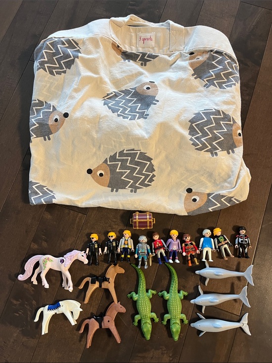 Playmobil Other - Playmobil & 3 Sprouts Toy Storage Bag & Portable Play Mat
